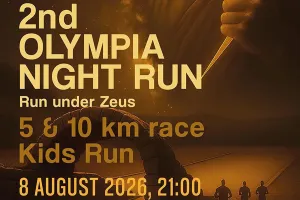Antik Olimpiya'da 2. Gece Koşusu: 8 Ağustos'ta 'Zeus'un Altında Koş'