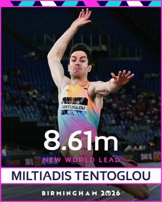 Tentoglou, Yunan Atletizm Şampiyonası'ndaGREEK Atletizm Takımı'nı Liderlik Ediyor