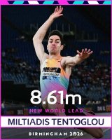 Tentoglou, Yunan Atletizm Şampiyonası'ndaGREEK Atletizm Takımı'nı Liderlik Ediyor