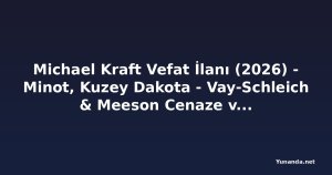 Michael Kraft Vefat İlanı (2026) - Minot, Kuzey Dakota - Vay-Schleich & Meeson Cenaze ve Kül Evleri - Yunanistan Şubesi - legacy.com