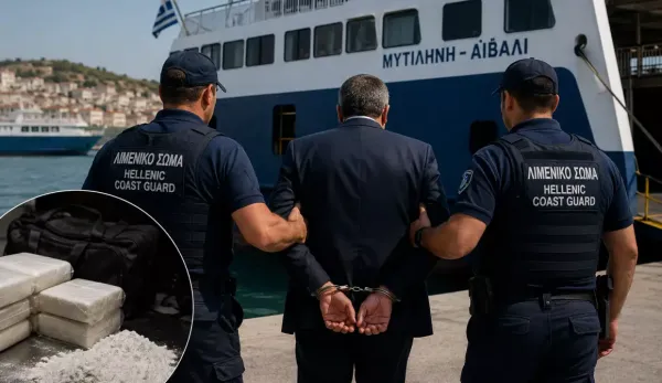Midilli-Ayvalık Feribot Hattındaki Türk Armatör Uyuşturucu Operasyonunda Tutuklandı