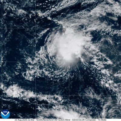 Tropikal Fırtına Moke, Hawaii'ye Daha Fazla Ağır Yağmur Getirecek