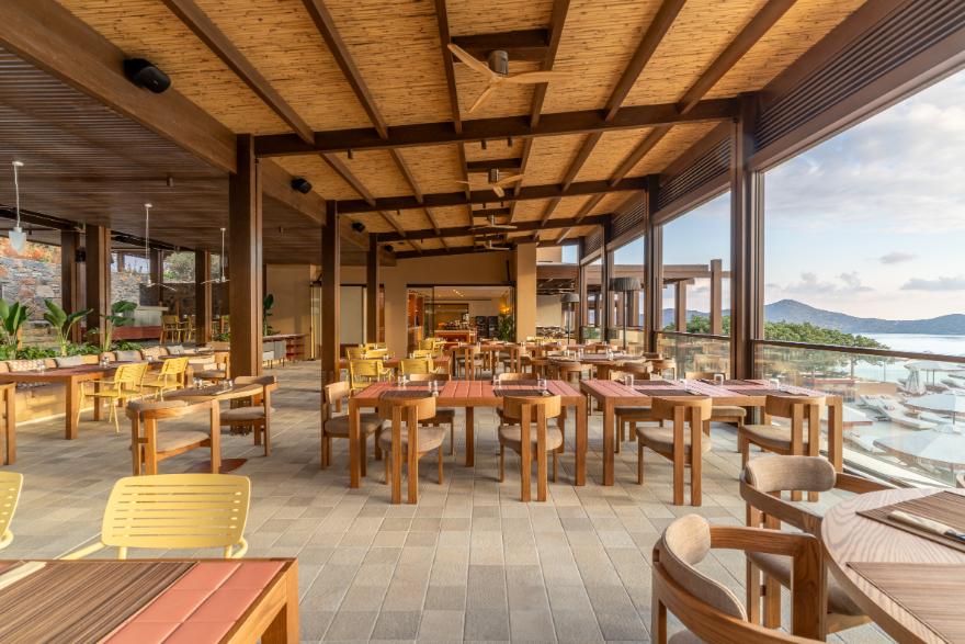 The restaurant at INNSiDE by Meliá Elounda