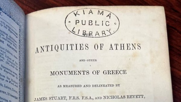 150 Yıl Gecikmeli Kitap: Yunan Antik Eserleri Üzerine Nadir Eser, Avustralya Kütüphanesine Geri Döndü