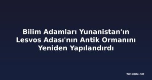 Bilim Adamları Yunanistan'ın Lesvos Adası'nın Antik Ormanını Yeniden Yapılandırdı