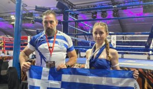 19 Yaşındaki Konstantina Dioletta, Dünya Muay Thai Şampiyonası'nda Bronz Madalya Kazandı