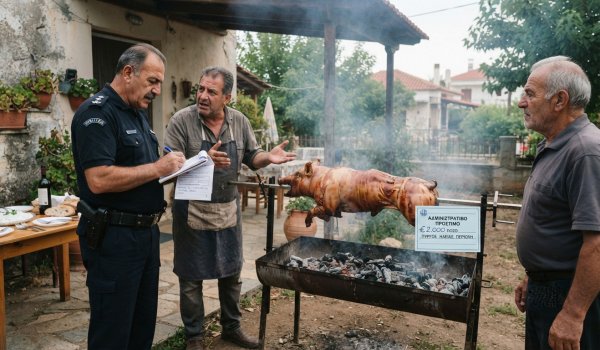 Pirgos Festivali'nde Domuz Satıcılarına 1.968,75 Euro Ceza