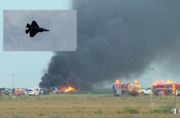 Kaliforniya'da F-35 Savaş Uçağı Düştü: Pilot Sağ Kurtuldu