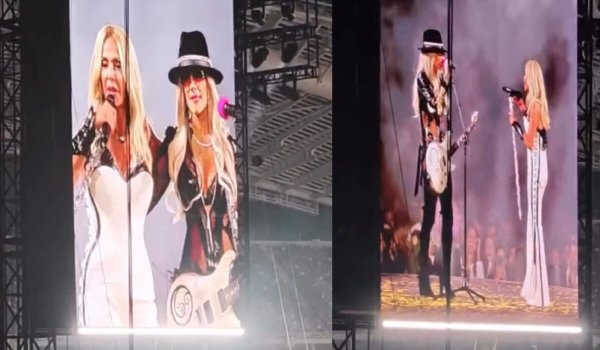 Orianthi ve Anna Vissi OAKA'yı Patlayan Performansla Alevlendirdi