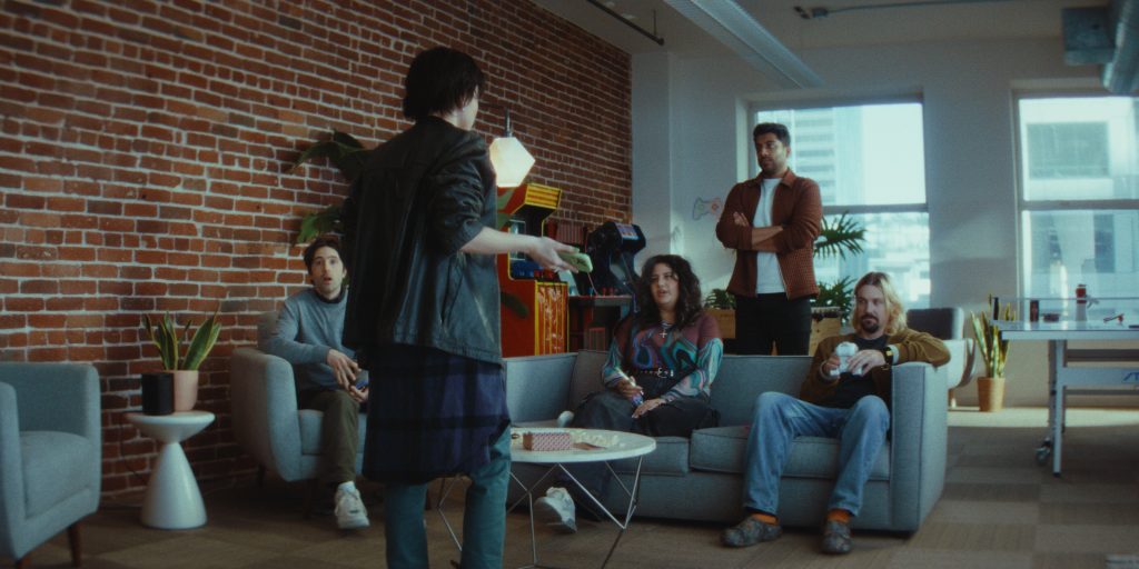 A still shot from Tommy Savas' new film, C.O.G.