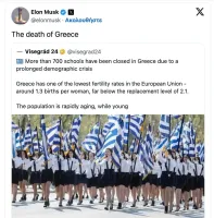 Elon Musk, Yunanistan'ın Demografik Krizi Üzerindeki Tartışmayı Alevlendirdi