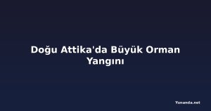 Doğu Attika'da Büyük Orman Yangını