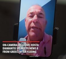 Connecticut'ta rüşvetten mahkum olan yetkili Yunanistan'da olduğunu söylüyor ve siyasi komplo iddiasını sürdürüyor