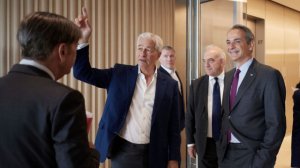 Miçotakis New York'ta JPMorgan CEO'su Jamie Dimon ile görüştü