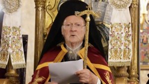 Ekumenik Patrik Bartholomew İngiltere'ye bir haftalık ziyaret ve Kral Charles III ile görüşme için geldi