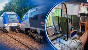 Fransa'da tren raydan çıktı: 44 yolcu yaralandı
