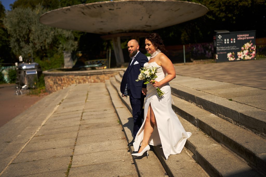 Yeni evliler Iryna Baranova ve Evhen Mytsyk