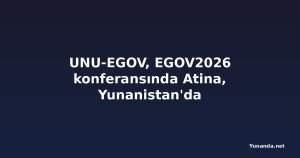UNU-EGOV, EGOV2026 konferansında Atina, Yunanistan'da