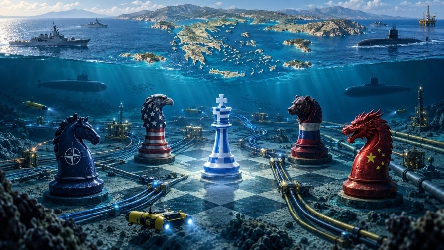 Deniz tabanı savaşı: NATO, Rusya, Çin çatışması Yunanistan'ı etkiliyor