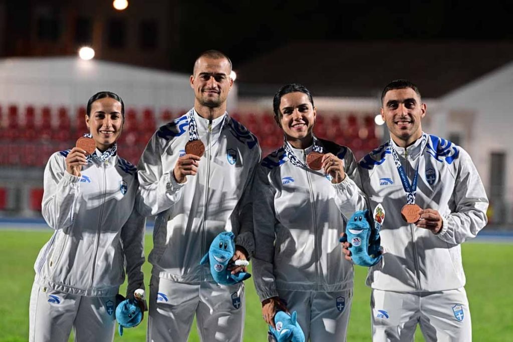 Yunanistan Taranto'da Parladı: Atletizm ve Artistik Jimnastikte Madalya Yağmuru