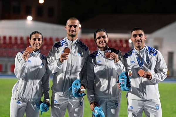 Yunanistan Taranto'da Parladı: Atletizm ve Artistik Jimnastikte Madalya Yağmuru