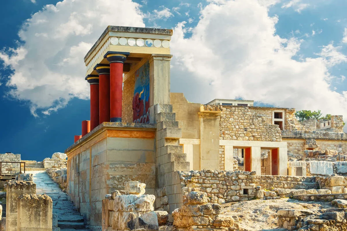 Heraklion, Girit'teki Knossos Sarayı