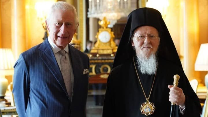 Ekümenik Patrik Bartholomew, Balmoral Kalesi'nde Kral Charles ile görüştü