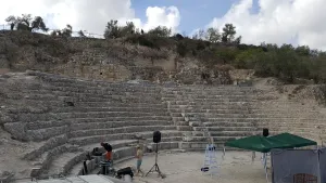 Batı Şeria'daki Antik Sebastia Kentinde Roma Dönemi Kalıntıları Bulundu