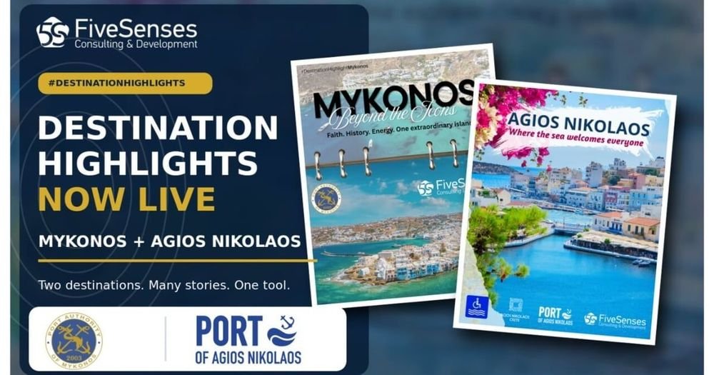 Five Senses Consulting Mykonos ve Agios Nikolaos'ta Destination Highlights'ı başlattı