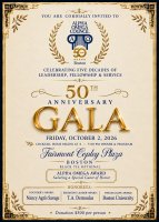 Alpha Omega Council 50. yıl dönümü Liderlik Öğle Yemeği'nde tüm eski başkanları onurlandıracak