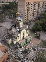 Rus saldırısı Ukrayna'nın Kramatorsk kentindeki Ortodoks kilisesini hasar gördü