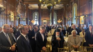 New York'ta Kyriakos Miçotakis'i onurlandıran Yunan-Amerikan öğle yemeği devam ediyor