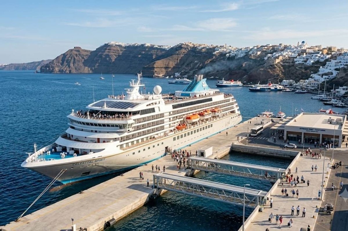Yunanistan'da Kruvaziyer Turizmi Yeşil Dönüşüm ve Liman Genişlemesiyle Kritik Yeni Aşamaya Giriyor