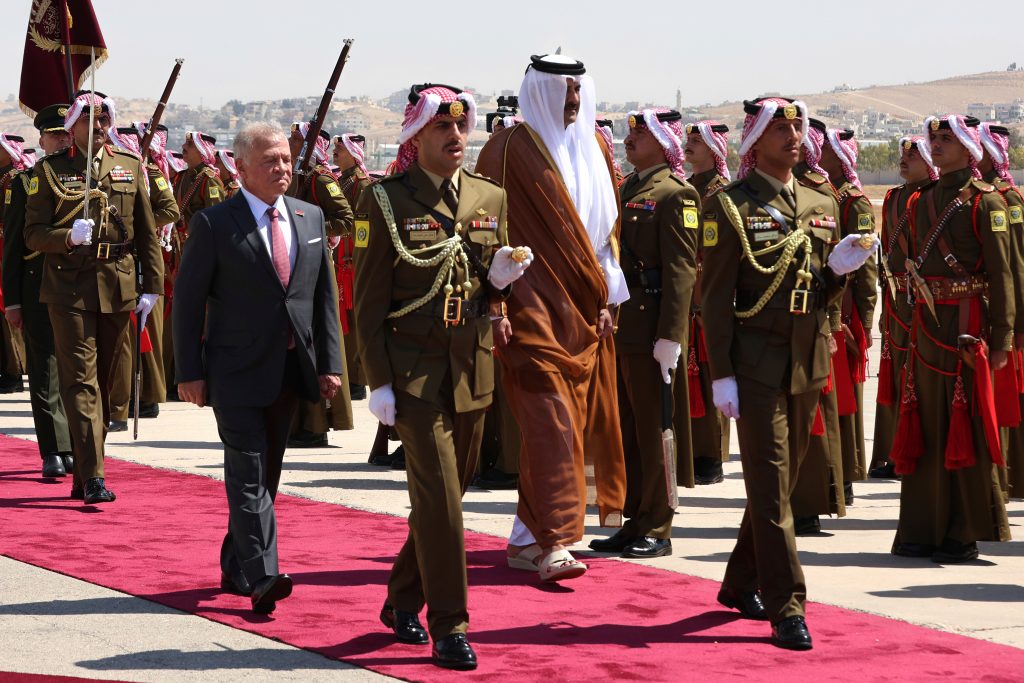 Ürdün Kralı 2. Abdullah ve Katar Emiri