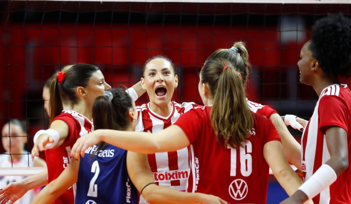 Yunan voleybol takımı Olympiakos, Challenge Cup'ta Benfica'yı 27 Ekim'de ağırlıyor