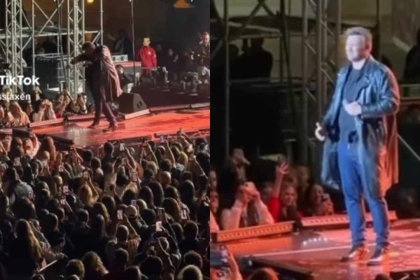 Yunan şarkıcı Giorgos Sampanis, Nikaia'da Giorgos Mazonakis'e zeibekiko ile saygı duruşunda bulundu