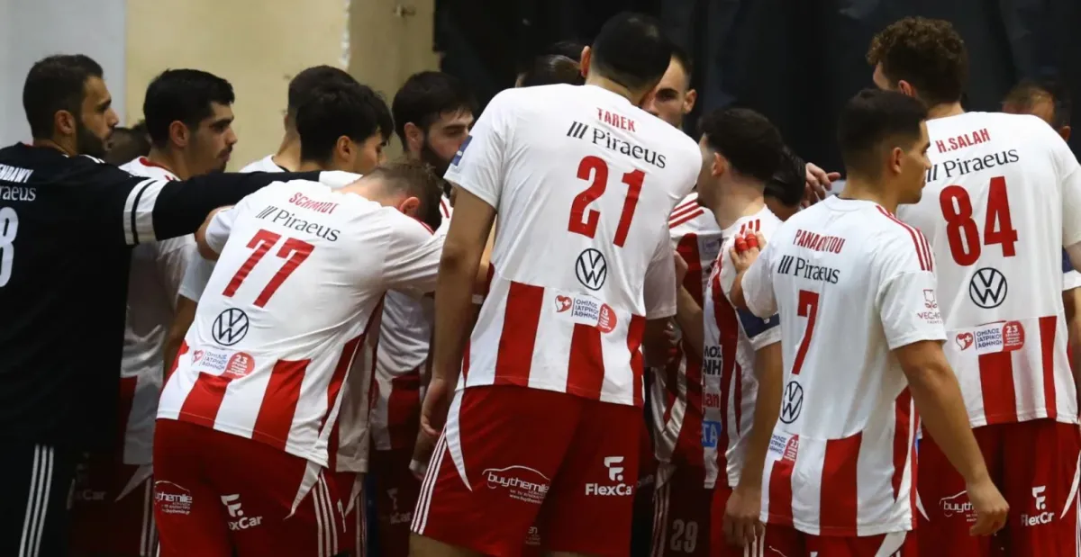 Yunan ekibi Olimpiakos hentbolda Netlandt Kalis'i eledi, EHF Avrupa Kupası'nın 32'likler turuna yükseldi