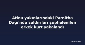 Atina yakınlarındaki Parnitha Dağı'nda saldırıları şüphelenilen erkek kurt yakalandı