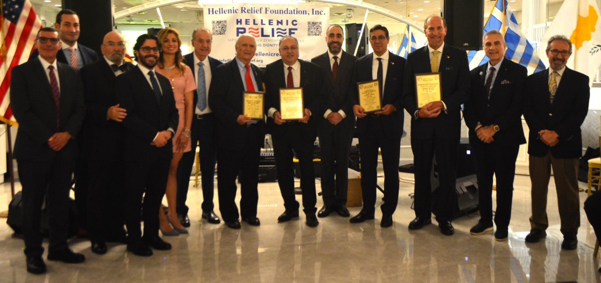 ABD merkezli yardım kuruluşu Hellenic Relief Foundation, 15. yılını AHEPA ailesini onurlandırarak kutladı