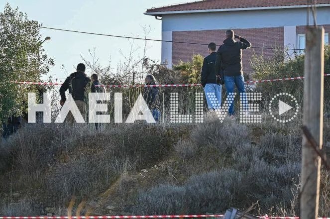 Amaliada'da oğullarının bahçeye gömdüğü 79 yaşındaki kadının cesedi battaniyeye sarılı çıktı