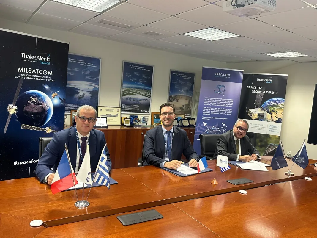 Yunan sanayi grubu METLEN, Thales Alenia Space ve Thales Hellas savunma uydusunda işbirliğine gitti