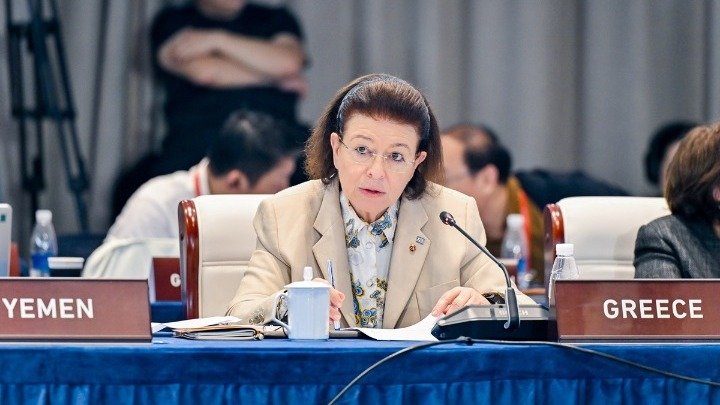 Yunanistan Kültür Bakanı Lina Mendoni, sualtı kültürel mirasını korumak için ortak bir ağ önerdi