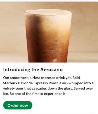 Starbucks'ın yeni Aerocano'su Yunanistan'da on yıllardır freddo olarak biliniyor