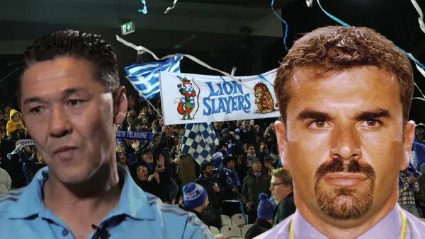 Avustralya'daki Yunan kulübü South Melbourne'un efsaneleri, kupa finali öncesi Hellas'ı yalnız bırakmadı