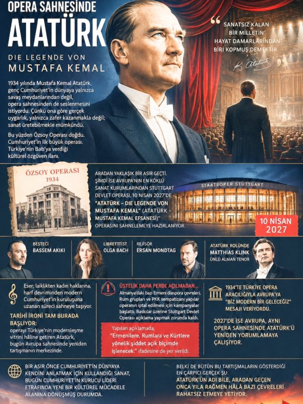 Almanya'da Pontus Rum örgütleri, Atatürk'ü konu alan operaya karşı çıktı