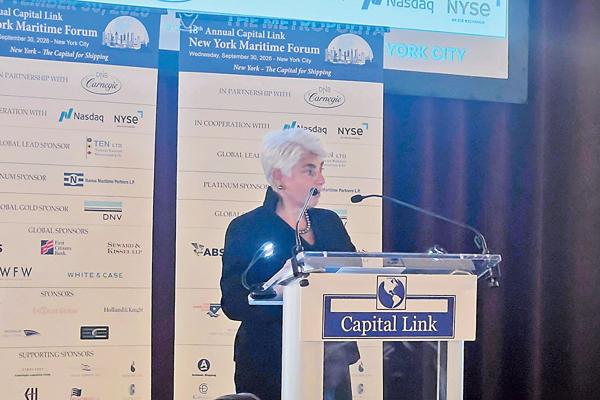 Navios Maritime Holdings CEO Angeliki Frangou: Jeopolitik, yapay zeka ve savunma deniz ticaretini yeniden şekillendiriyor