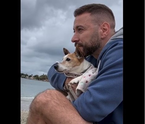 TikTok fenomeni Grigoris Korpidis, 16 yaşındaki köpeği Milu'ya duygusal bir veda yaptı