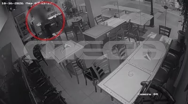 Evia'da işyerlerini soyan hırsız güvenlik kamerasına yakalandı