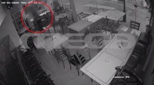 Evia'da işyerlerini soyan hırsız güvenlik kamerasına yakalandı