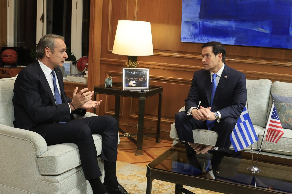Miçotakis ile ABD'li mevkidaşı Rubio Atina'da buluştu: Güvenlik ve enerjide iş birliği genişliyor